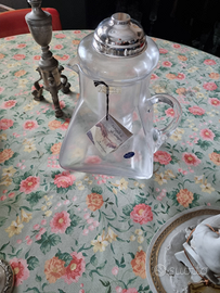 Caraffa cristallo argento