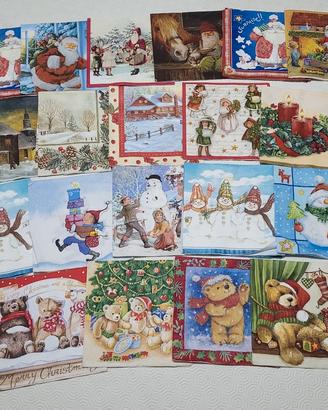 tovagliolini découpage natalizi e altro + omoggi