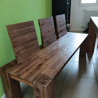 nr 1 Panca e nr  3 sedie 