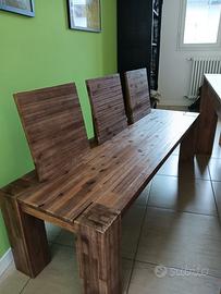 nr 1 Panca e nr  3 sedie 