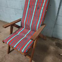 Poltrona pieghevole da giardino