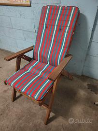 Poltrona pieghevole da giardino