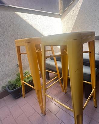 Sgabello alto da balcone