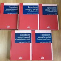 I PROCEDIMENTI SOMMARI E SPECIALI - 5 TOMI- UTET