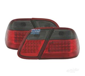 FANALI PER MERCEDES CLK W208 97-02 LED ROSSO AFFUM