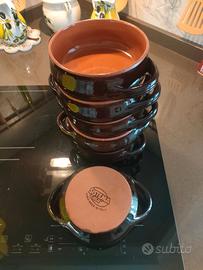 Piatti in terracotta Marrone Scuro
