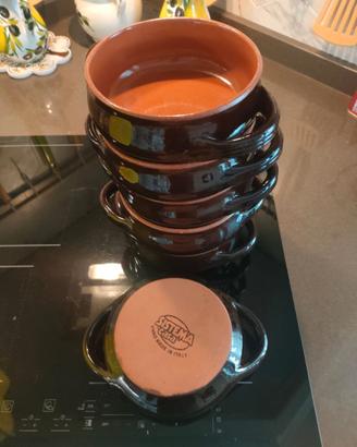 Piatti in terracotta Marrone Scuro