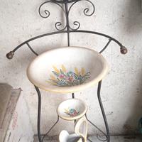 Lavabo in Ferro e Ceramica marchio Deruta 