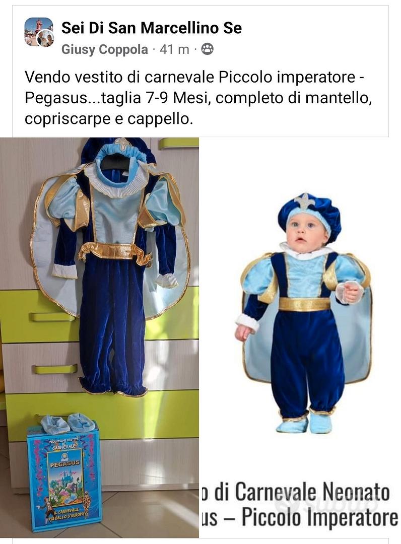 Costume piccolo imperatore 7 - 9 mesi