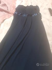 Vestito Lungo Cerimonia Blu