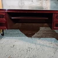 Tavolo piume di mogano