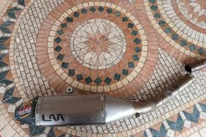 scarico lm kawasaki kxf 250 dal 2021 al 2024 scamb