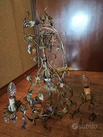 Lampadario Veneziano originale foglia oro