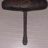 Antico cacciavite manico legno
