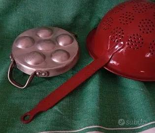 Set colino e teglia lumache anni '50