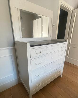 Armadio cassettone comodino in legno