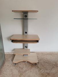 mobile porta pc stampante tastiera tv