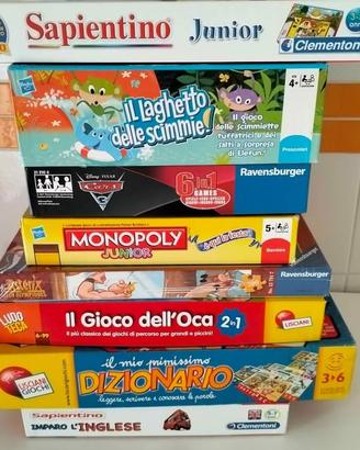 Giochi di società - dai 3 agli 8 anni