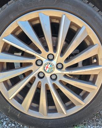 CERCHI ORIGINALI ALFA ROMEO GT 147 CNC 17 turbina