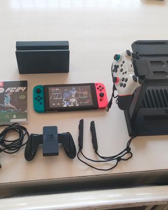 Nintendo switch v2 + giochi e accessori 