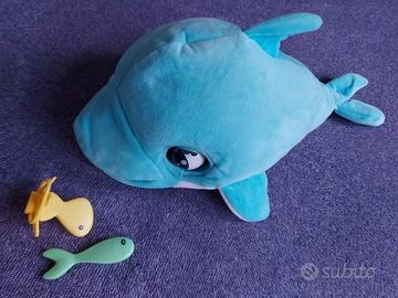 Delfino interattivo blu blu