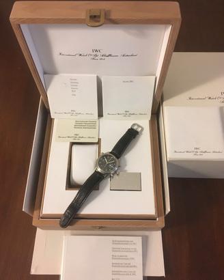 IWC Pilot's Watch Doppelchronograph Acciaio