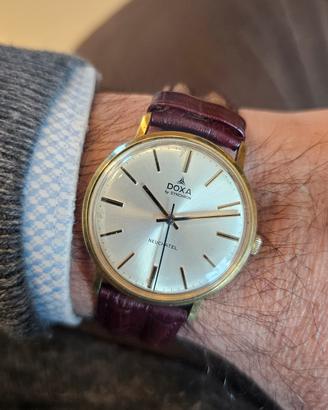 orologio manuale doxa vintage oro