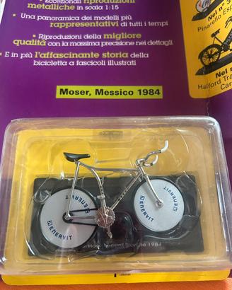 Modellino bici Francesco Moser Hour record 1984