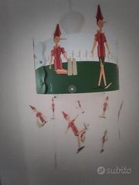 Lampadario PINOCCHIO per stanza bimbi