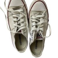 Converse bianche basse 37