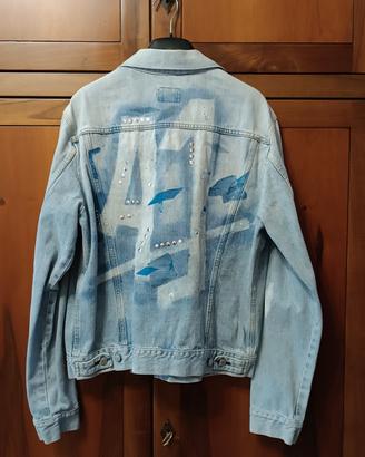 Giubbino jeans "Absolut Joy', taglia XL,unisex