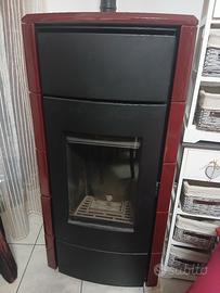 termostufa ad acqua alimentata a pellets