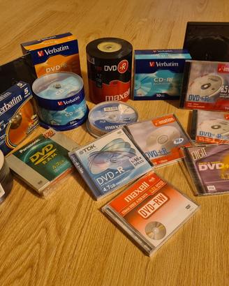 DVD, BluRay,CD nuovi vergini