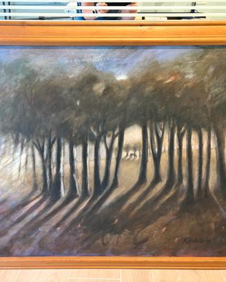 Quadro olio su tela 98x80cm