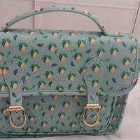 borsa tracolla verde fantasia