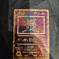 carta pokemon mew antico 