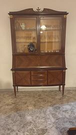 Trumeau Secretaire impero+Specchio Ovale 140x90