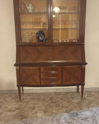 Trumeau Secretaire impero+Specchio Ovale 140x90