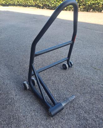 Cavalletto per forcellone monobraccio