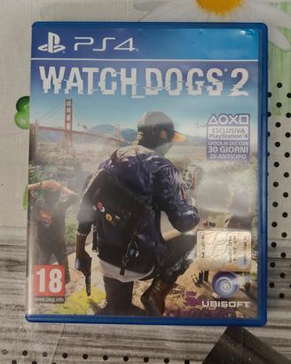 watch dogs 2 pari al nuovo PS4/5 0 graffi 