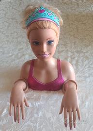 TESTA BARBIE MATTEL PER BAMBINE ,RUOLO ACCONCIATUR