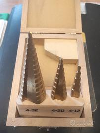 FRESA TITANIO A GRADINO PZ 3 4-32 4-20 4-12