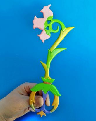Kingdom Hearts Pixie keyblade miniatura diorama