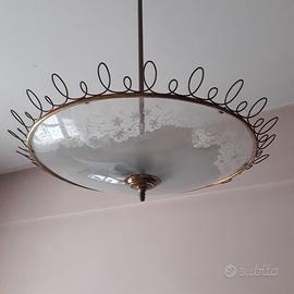 Lampada sospensione anni 50
