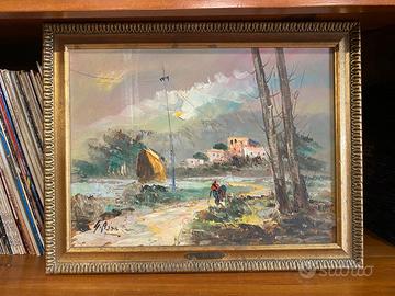 Quadro olio su tela giuseppe rizzo