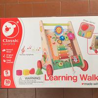 Carrellino primi passi Classic world legno