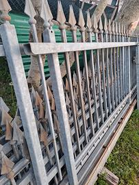 cancello in ferro zincato