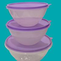 3 ciotole Tupperware per feste in giardino