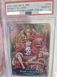 PSA10 onepiece Luffy KING jap