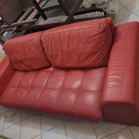Divano in pelle 3 posti